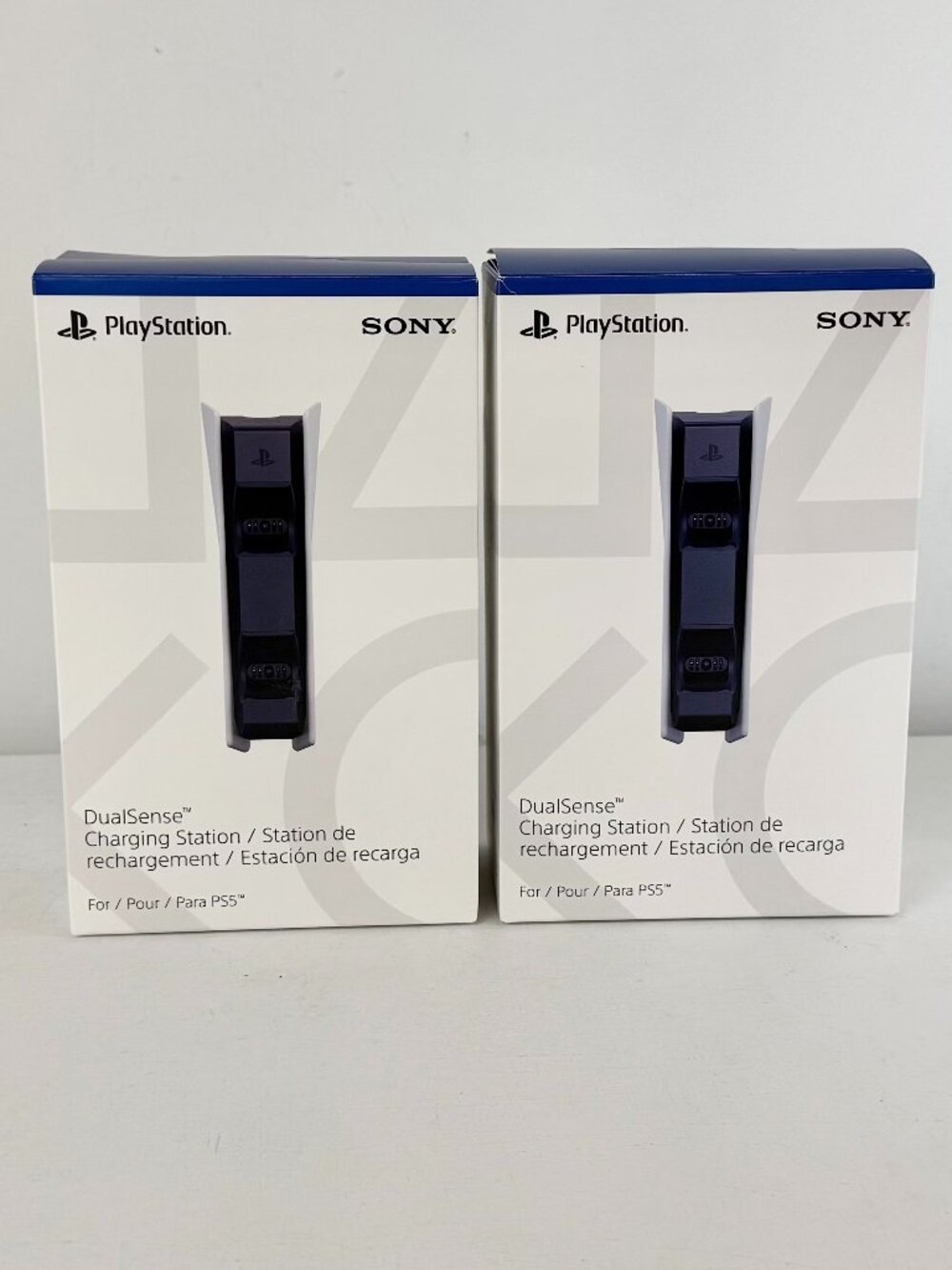 2Pcs - Sony Playstation 5 (PS5) DualSense Charging Station - BOX ONLY